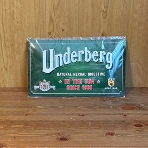 New Underberg Tin Sign "In the USA Since 1860"